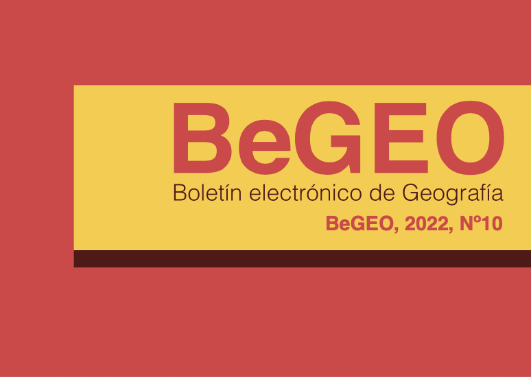 Disponible Boletín Electrónico de Geografía (Nº10 2022)