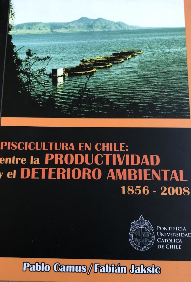 Portada libro Piscicultura en Chile: entre la productividad y el deterioro ambiental